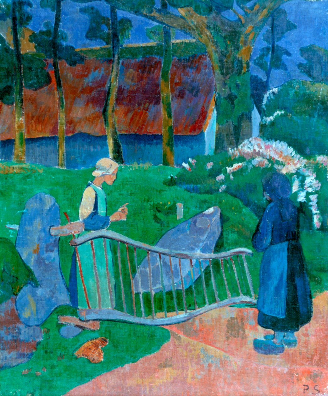 Květovaná brána, 1889. od Paul Sérusier