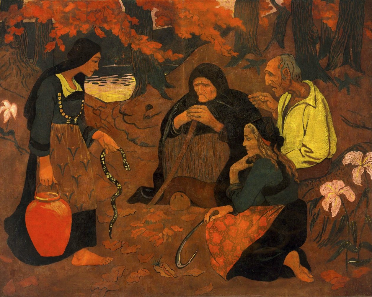 Jedlíci hadů od Paul Sérusier