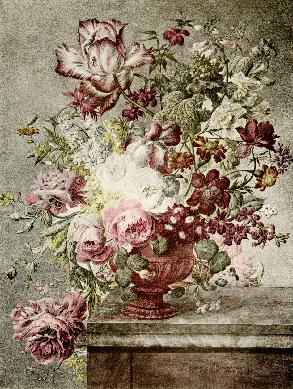 Malování květin od Paul Theodor van Brussel