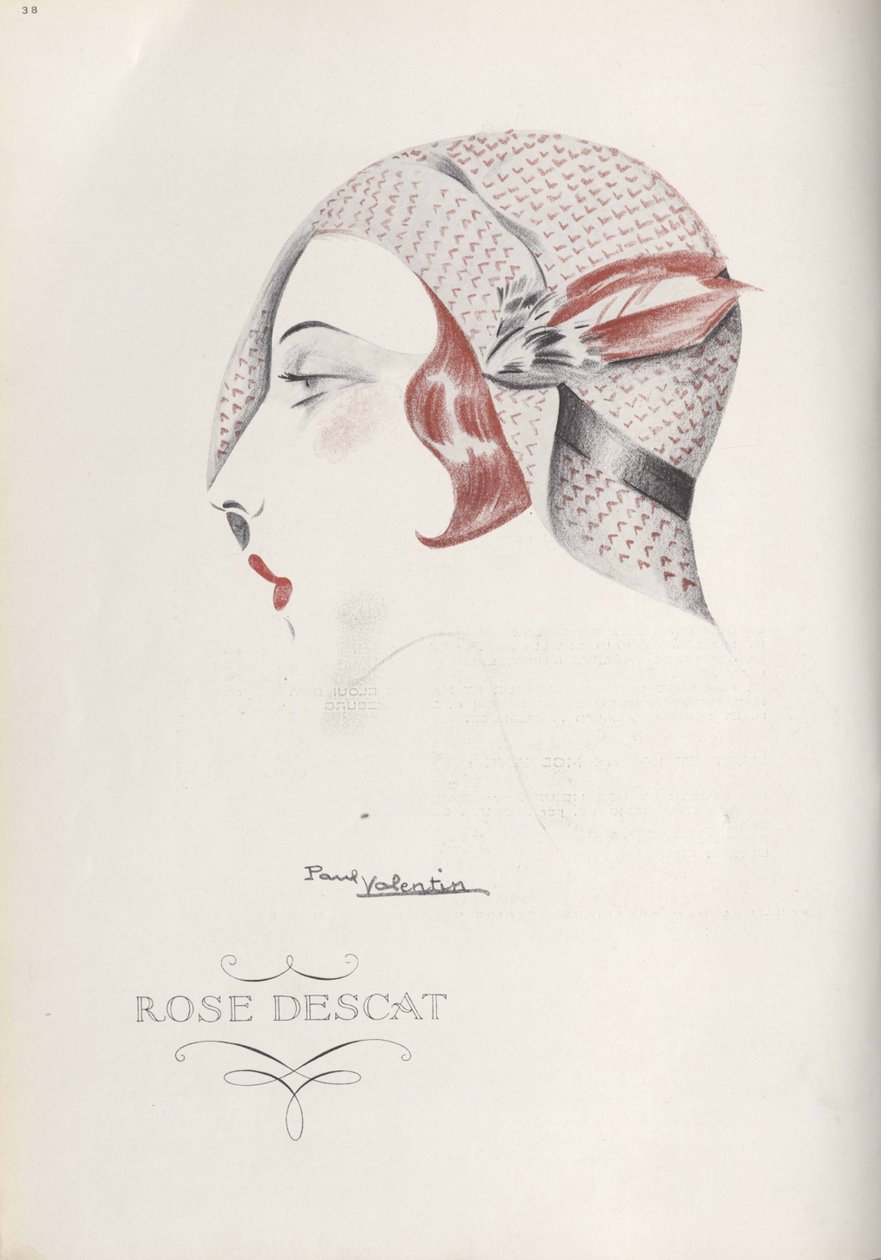 Rose Descat Hat, konec 20. let 20. století. od Paul Valentin