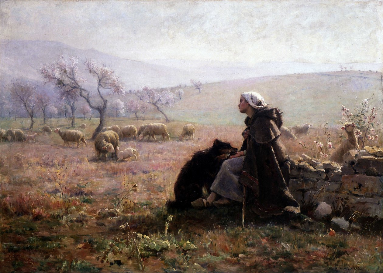 Jaro, cca 1877 (olej na plátně) od Paul Vayson