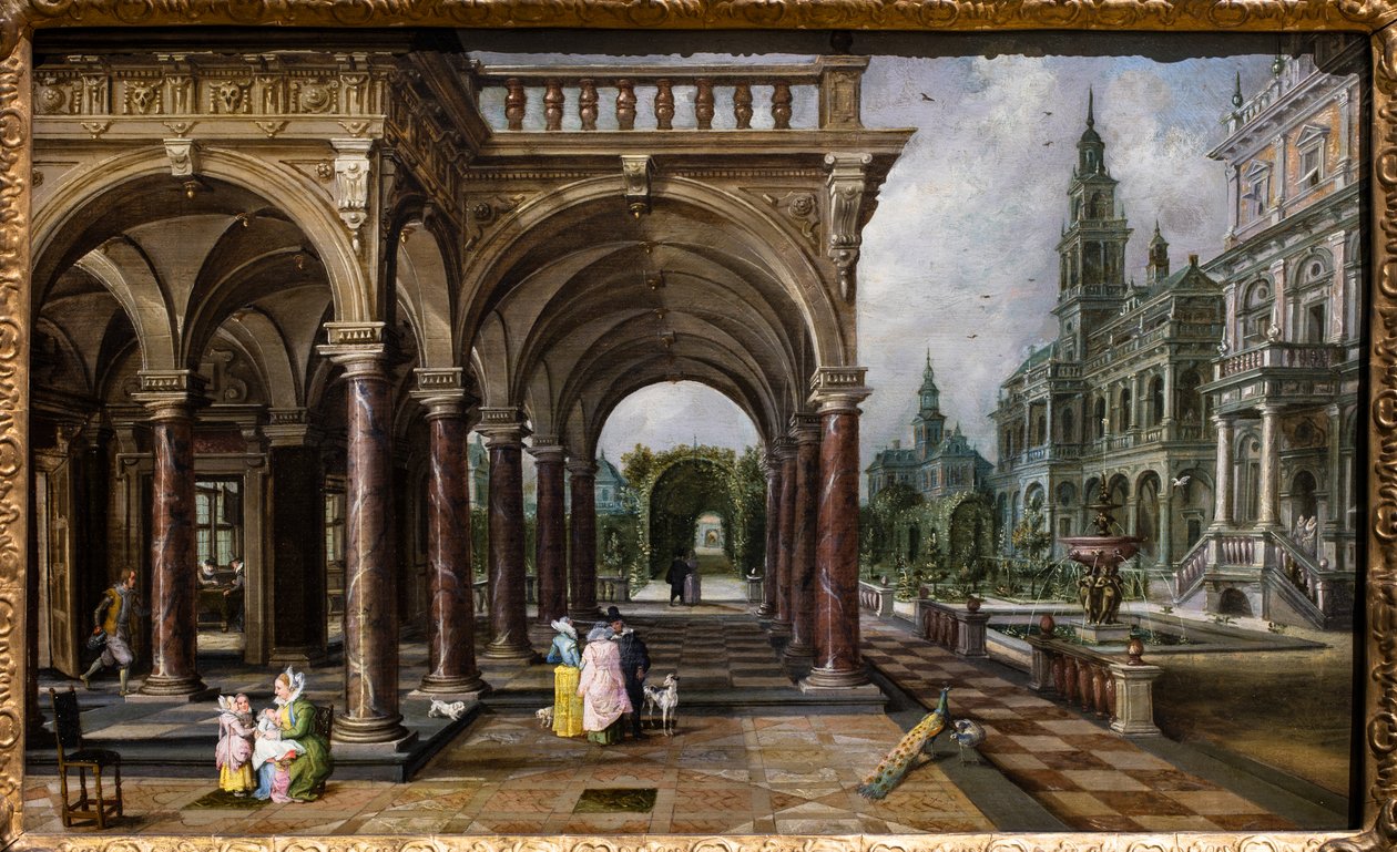 Architektura a zahrada od Paul Vredeman de Vries