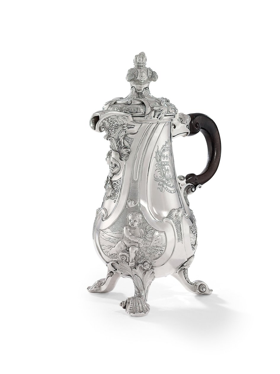 Kávová konvice George II od Paul de Lamerie