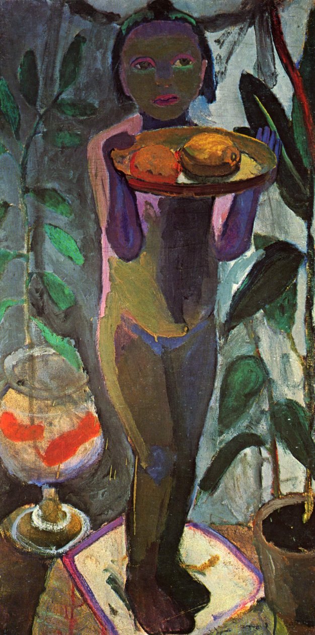 Akt s akváriem od Paula Modersohn Becker