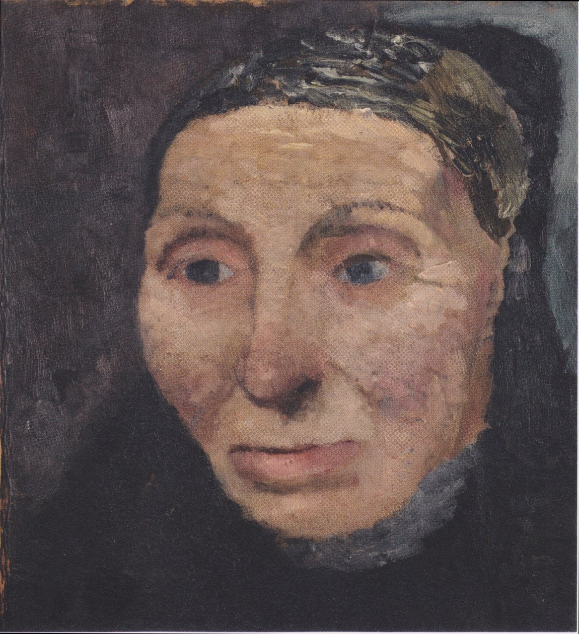 Hlava rolnické ženy od Paula Modersohn Becker