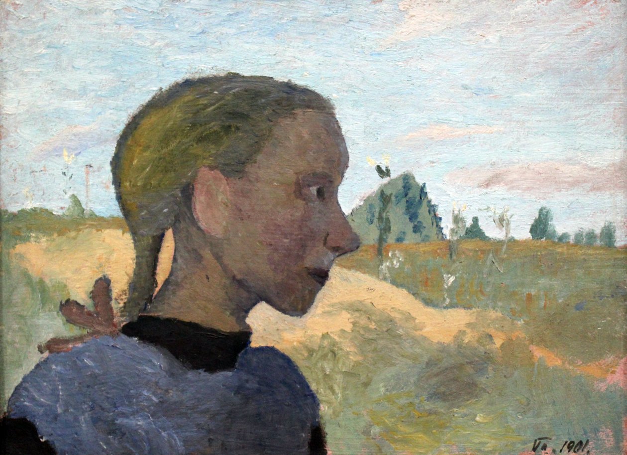 Portrét dívky od Paula Modersohn Becker