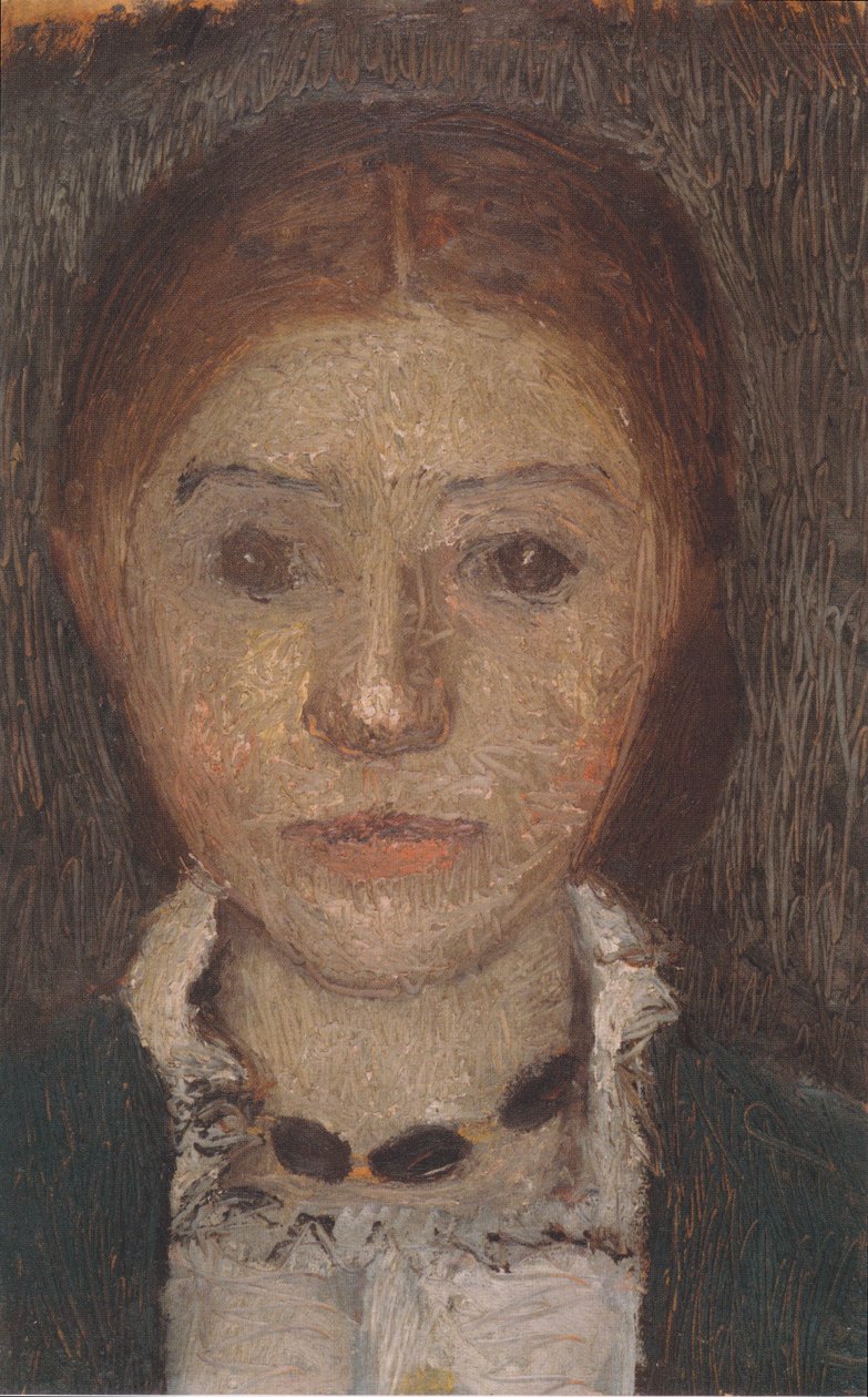 Autoportrét s řetízkem od Paula Modersohn Becker