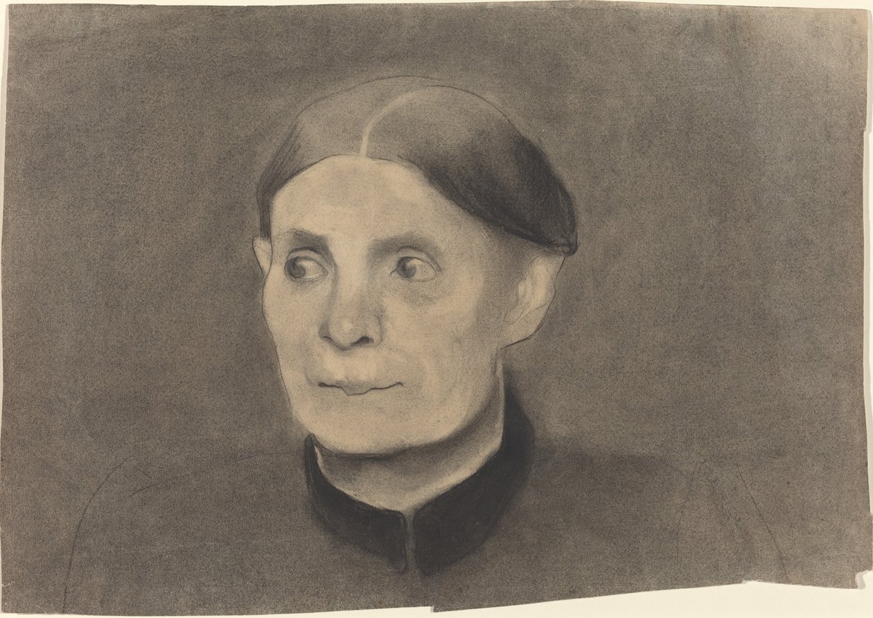 Portrét ženy od Paula Modersohn Becker