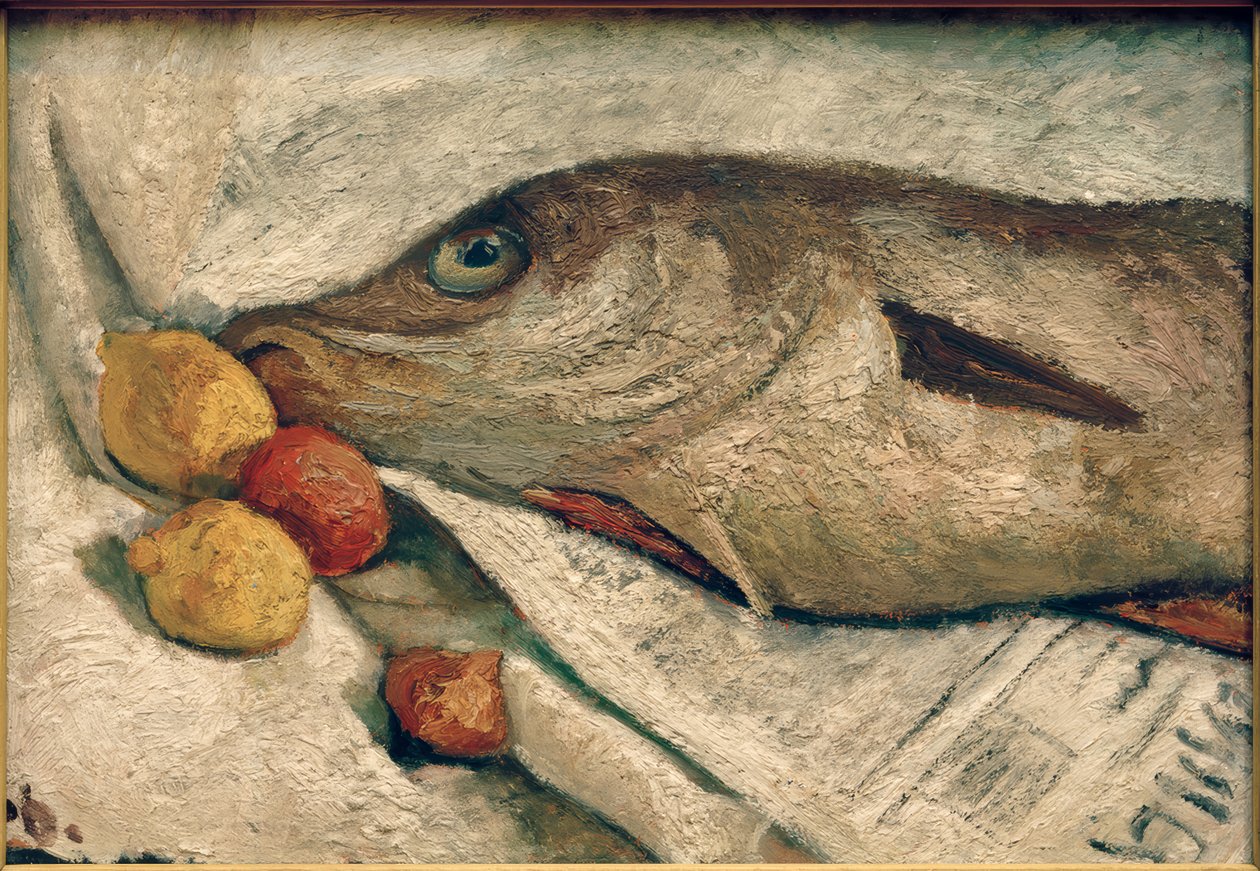 Zátiší s treskou jednoskvrnnou od Paula Modersohn Becker