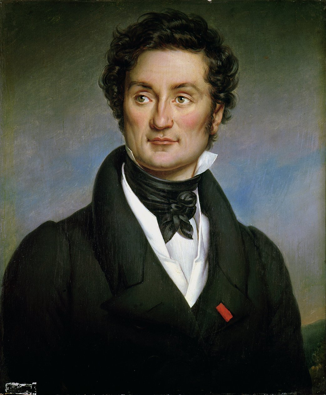 Portrét Charlese Nodiera (1780-1844) 1824 od Paulin Jean Baptiste Guerin