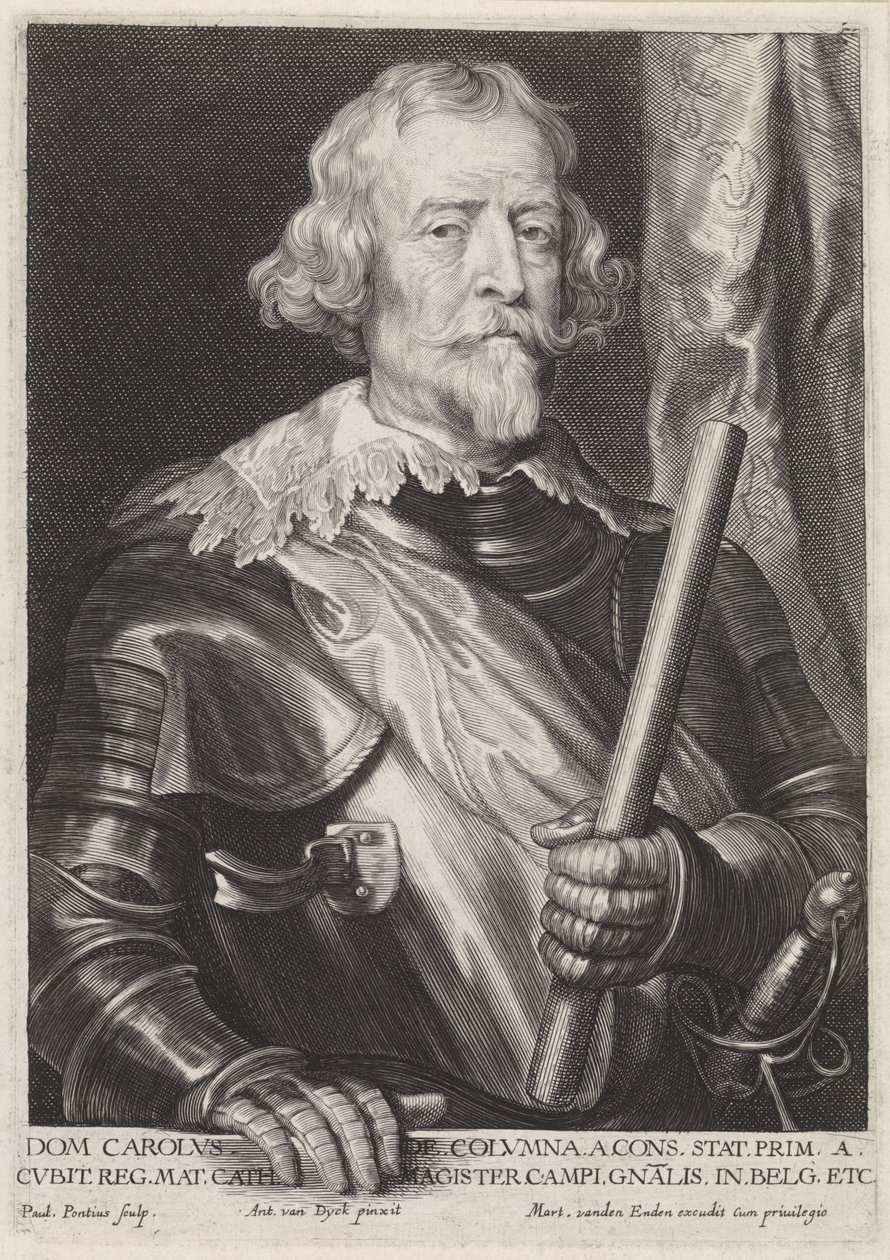 Portrét Carlose Colomy od Paulus Pontius
