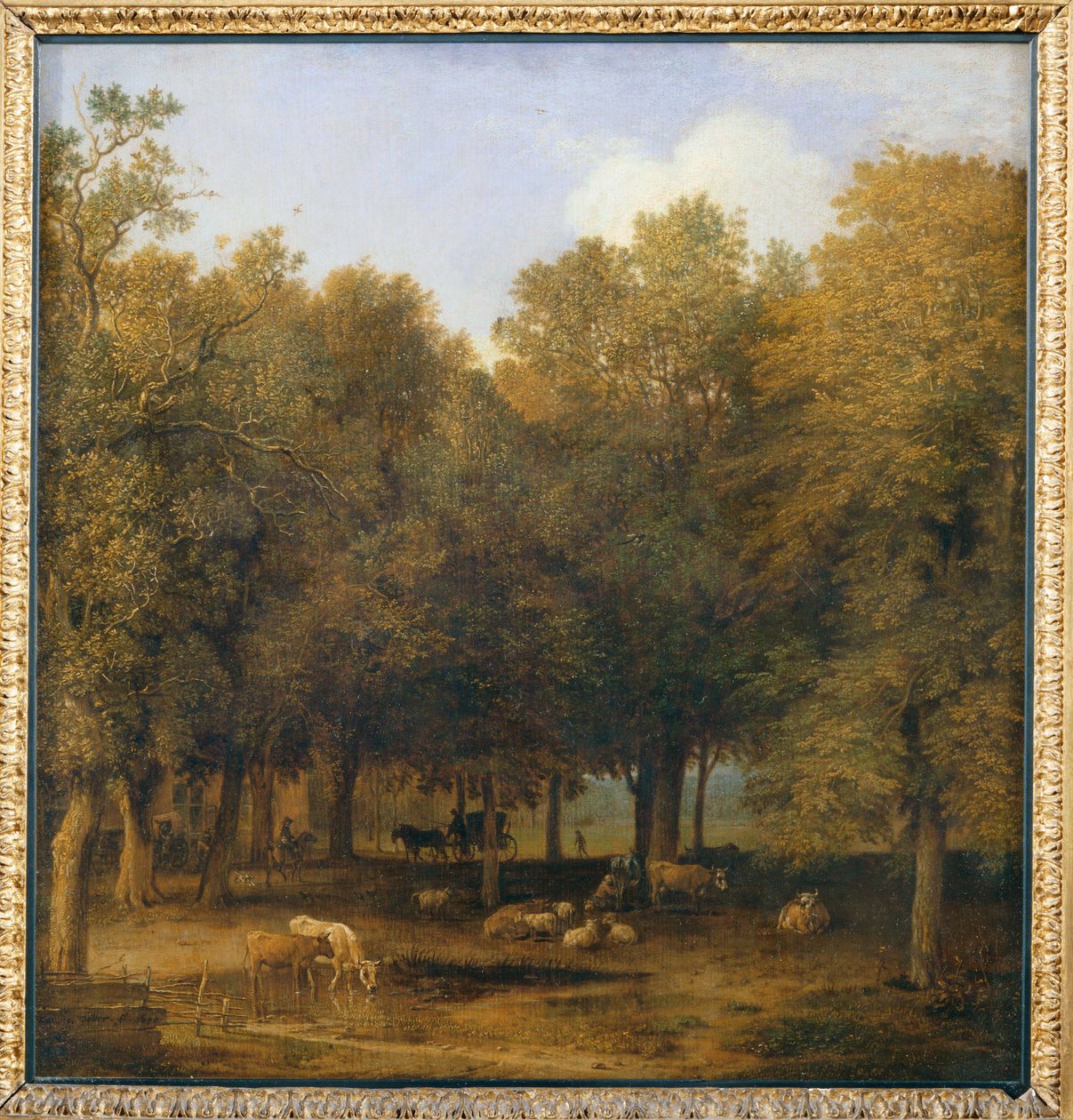 Le Bois de La Haye. 1650 ... od Paulus (attr.to) Potter