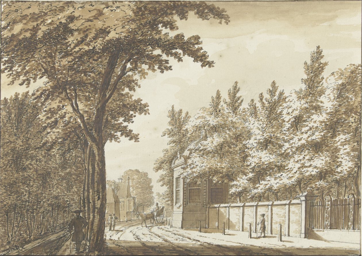 Hofstede Bosch-en-Hoven mimo Haarlem od Paulus Constantijn la Fargue (attributed to)