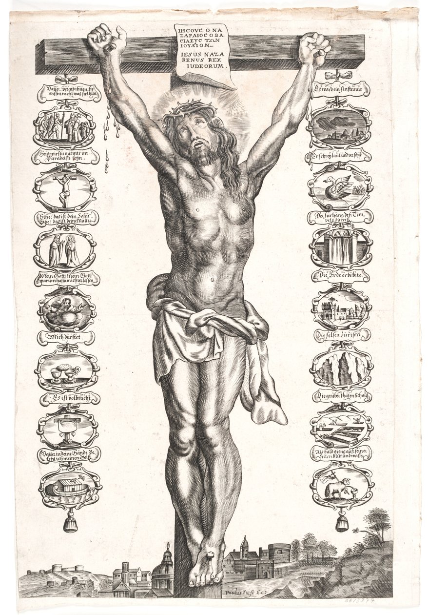 Kristus na kříži od Paulus Pontius
