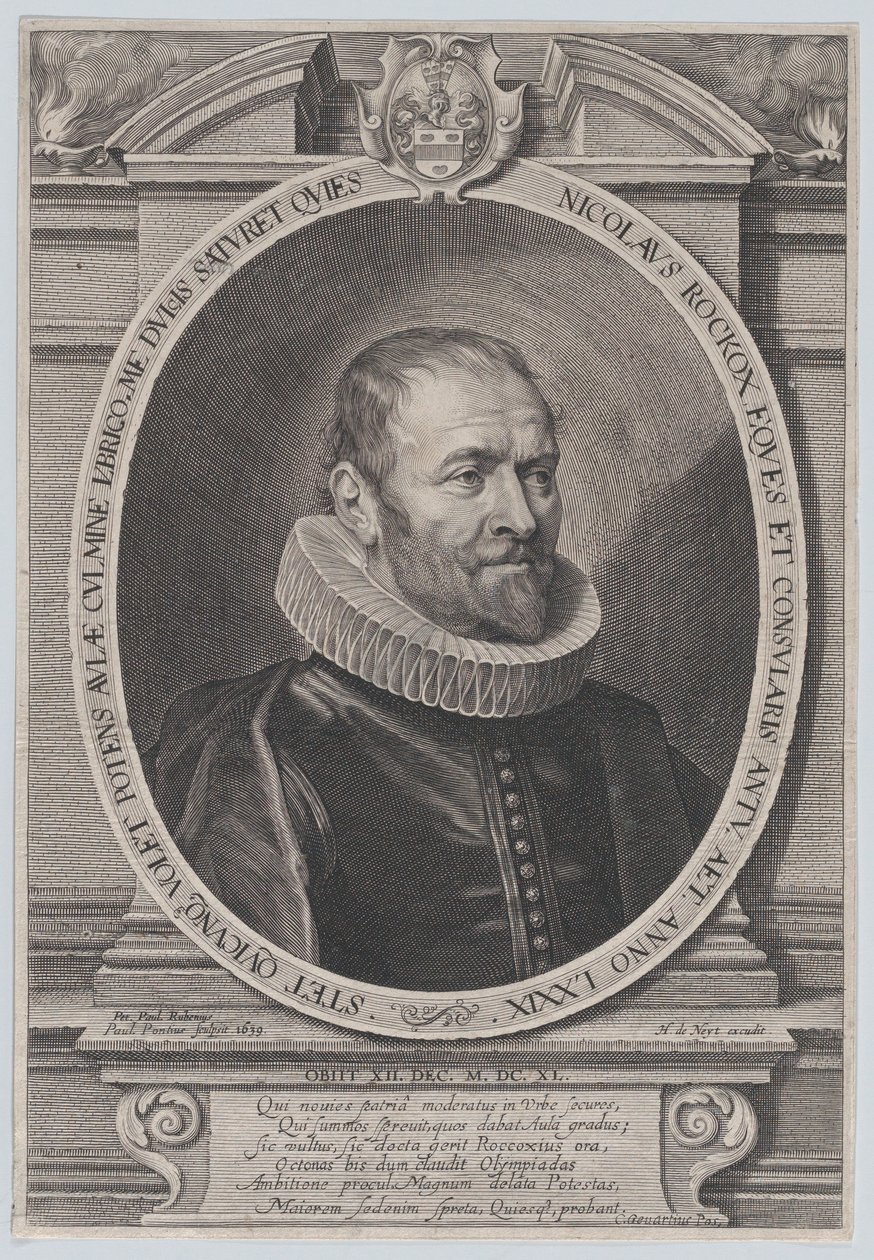 Portrét Nicholaese Rockoxe, 1639., 1639. od Paulus Pontius