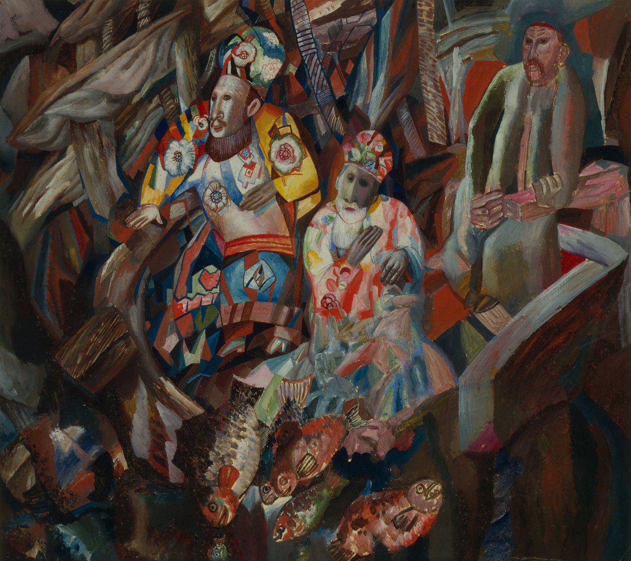Východ a Západ, 1912-1913 od Pavel Nikolayevich Filonov