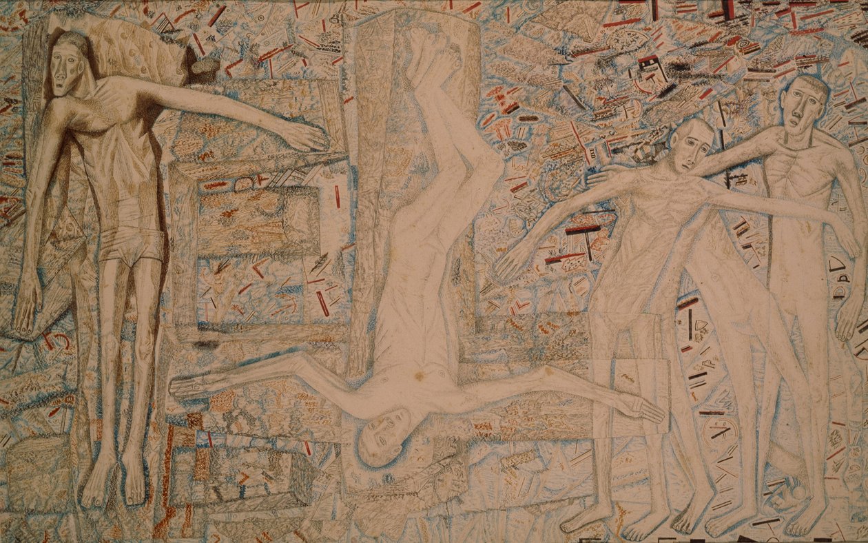 Poprava, 1912 od Pavel Nikolayevich Filonov