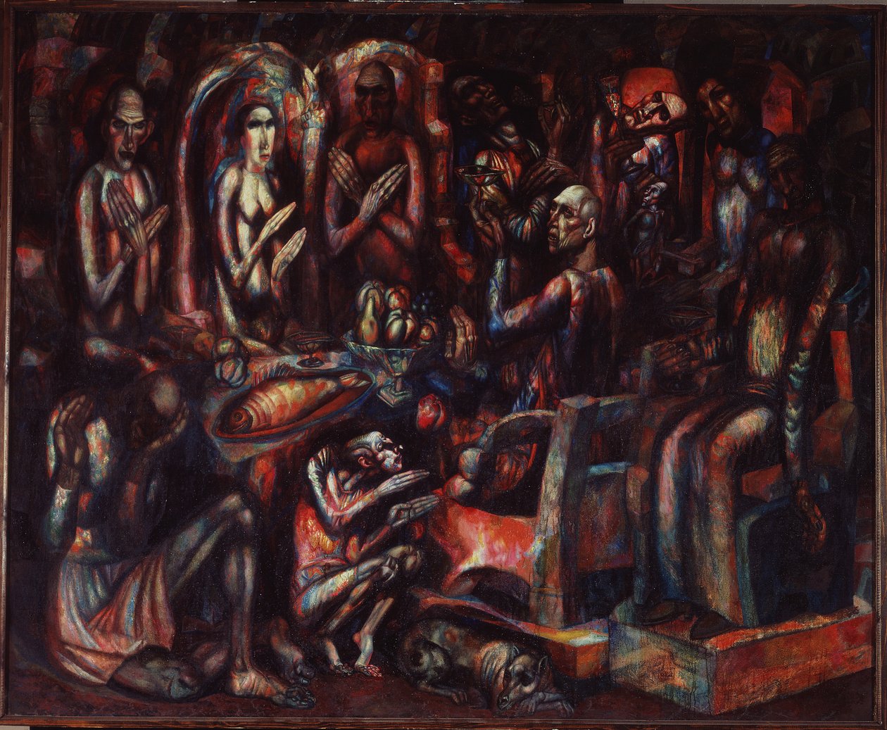 Svátek králů, 1913 od Pavel Nikolayevich Filonov