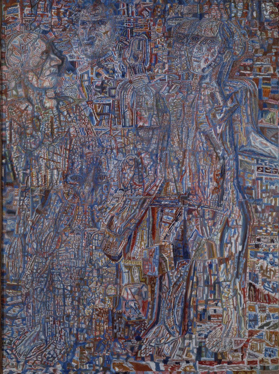 Lidé, 1930 od Pavel Nikolayevich Filonov