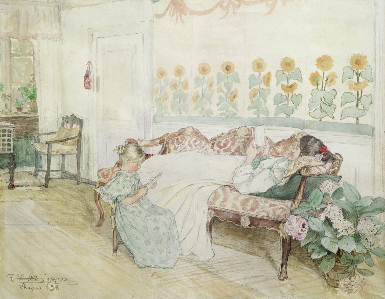 Interiér, 1898 od Peder Severin Krøyer