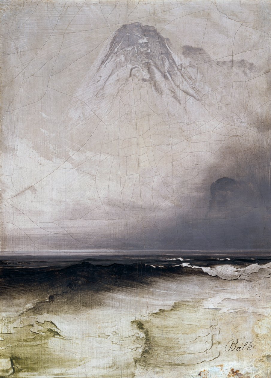 Moře a mlha od Peder Balke