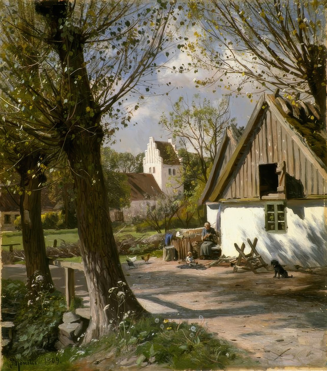Léto v zemi od Peder Monsted