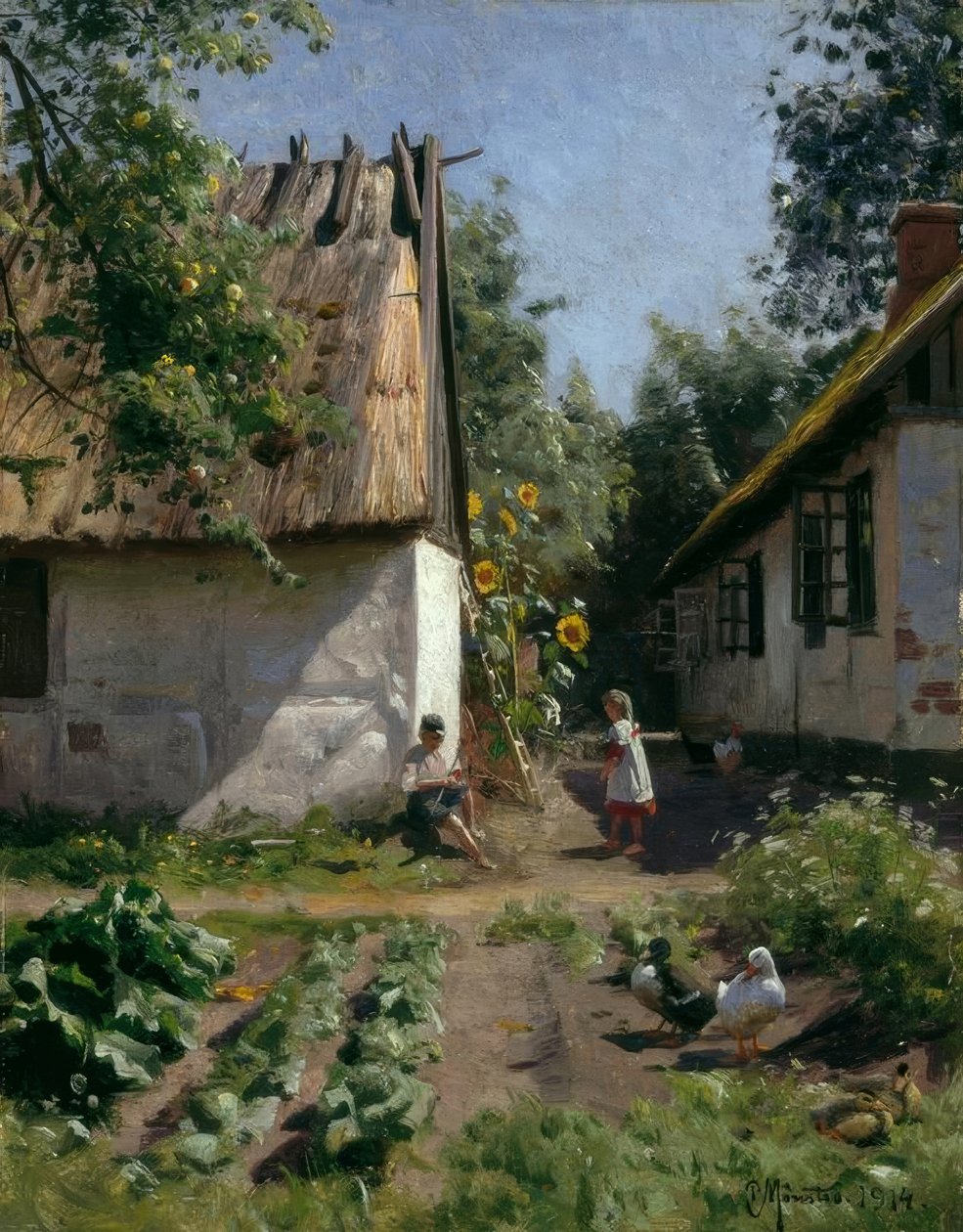 Letní den od Peder Monsted
