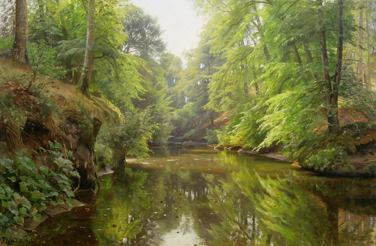 Tichá řeka, 1913 od Peder Monsted