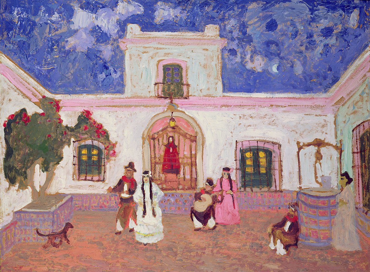 Kreolský tanec, před rokem 1927 (olej na kartě) od Pedro Figari