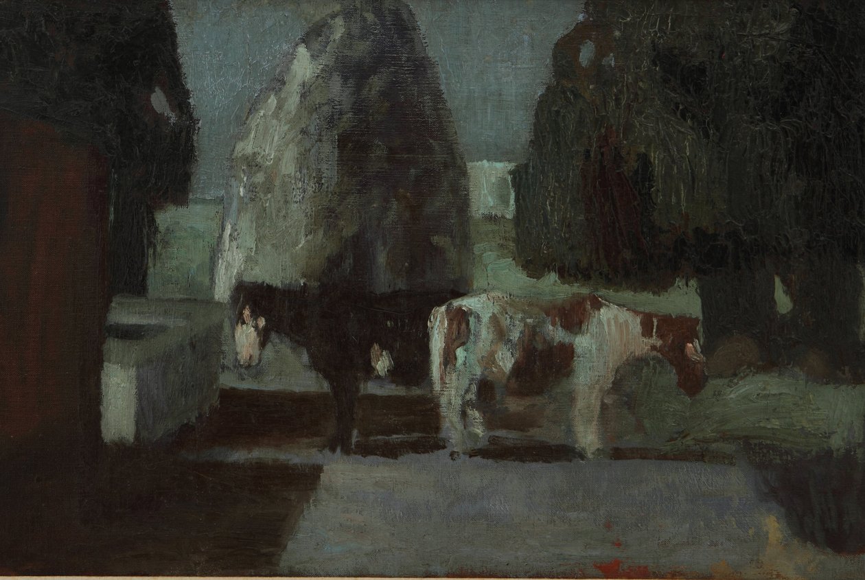 Zahrada pod měsícem nebo Quietud en la Quinta od Pedro Figari