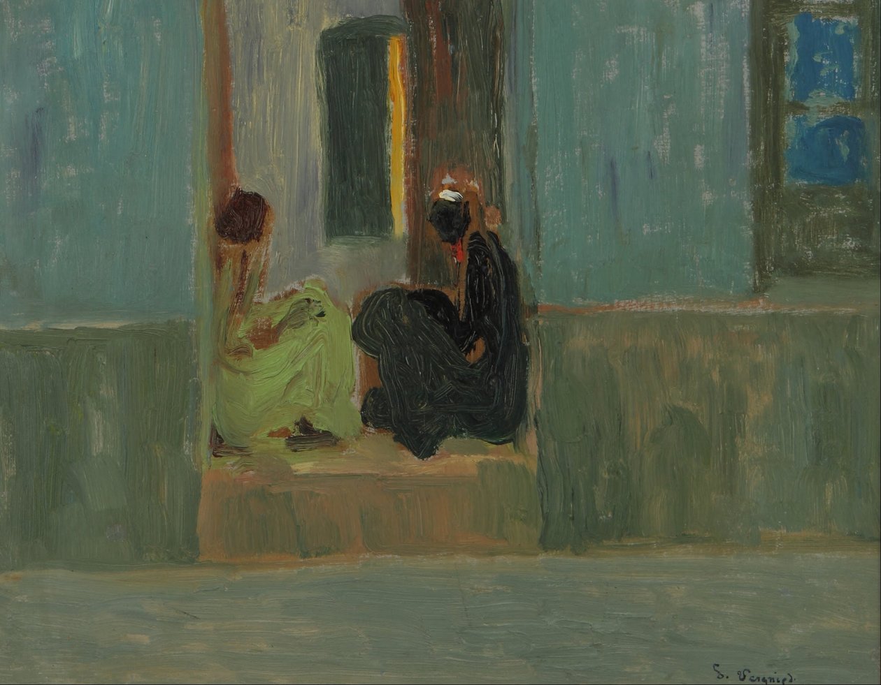 Černá u dveří nebo Černá u vchodu od Pedro Figari