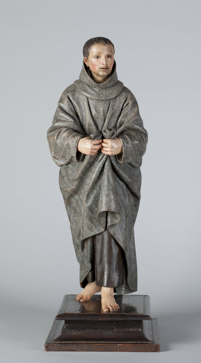 San Diego z Alcaly, kolem 1665-70 (polychromované dřevo) od Pedro de Mena
