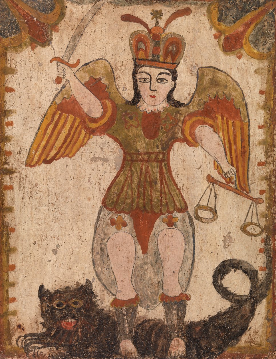 Archanděl Saint Michael (San Miguel) od Pedro Antonio Frésquis
