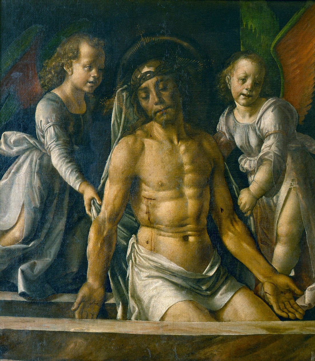 Pietà se dvěma anděly, 1480. od Pedro Berruguete