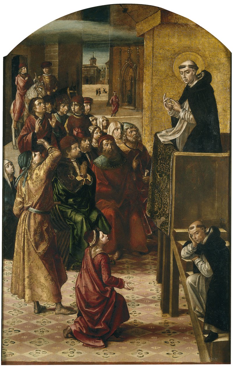 The Miracle of the Cloud, 1493-1499 od Pedro Berruguete