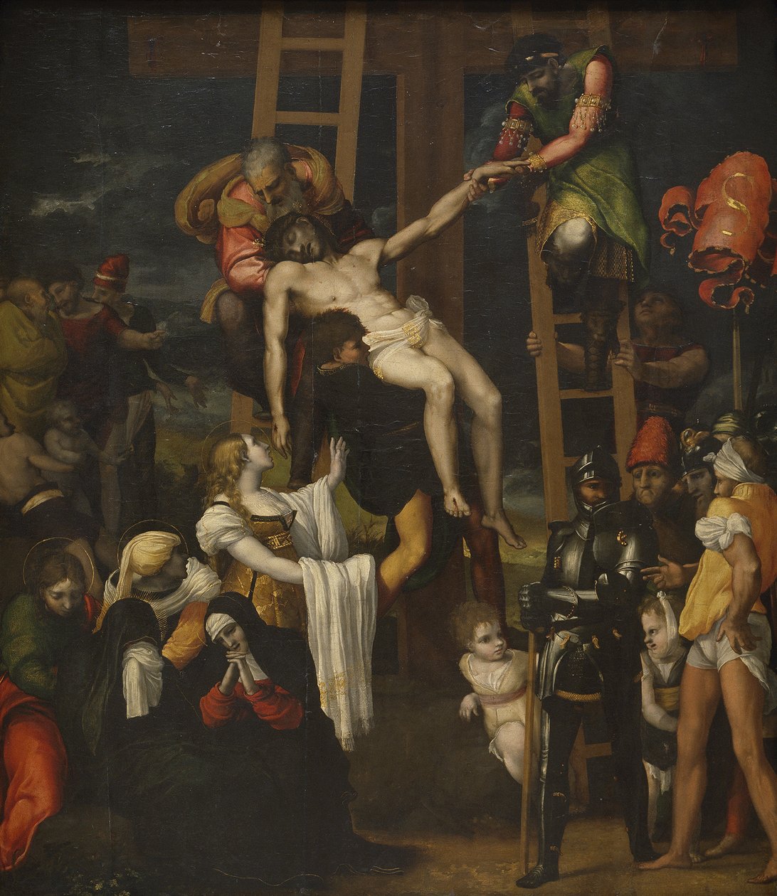 Sestup z kříže, 1547 od Pedro Machuca