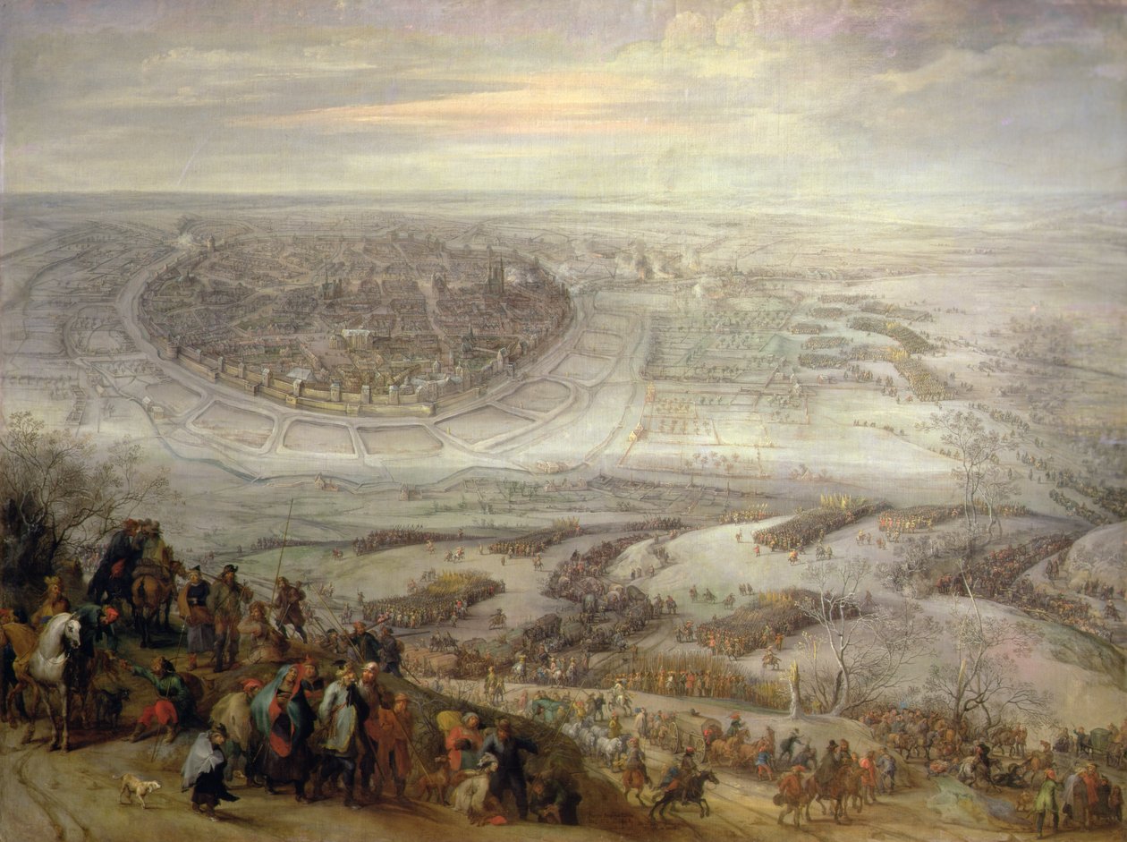 Obléhání Freibergu v Míšni, 1643 od Peeter Snayers