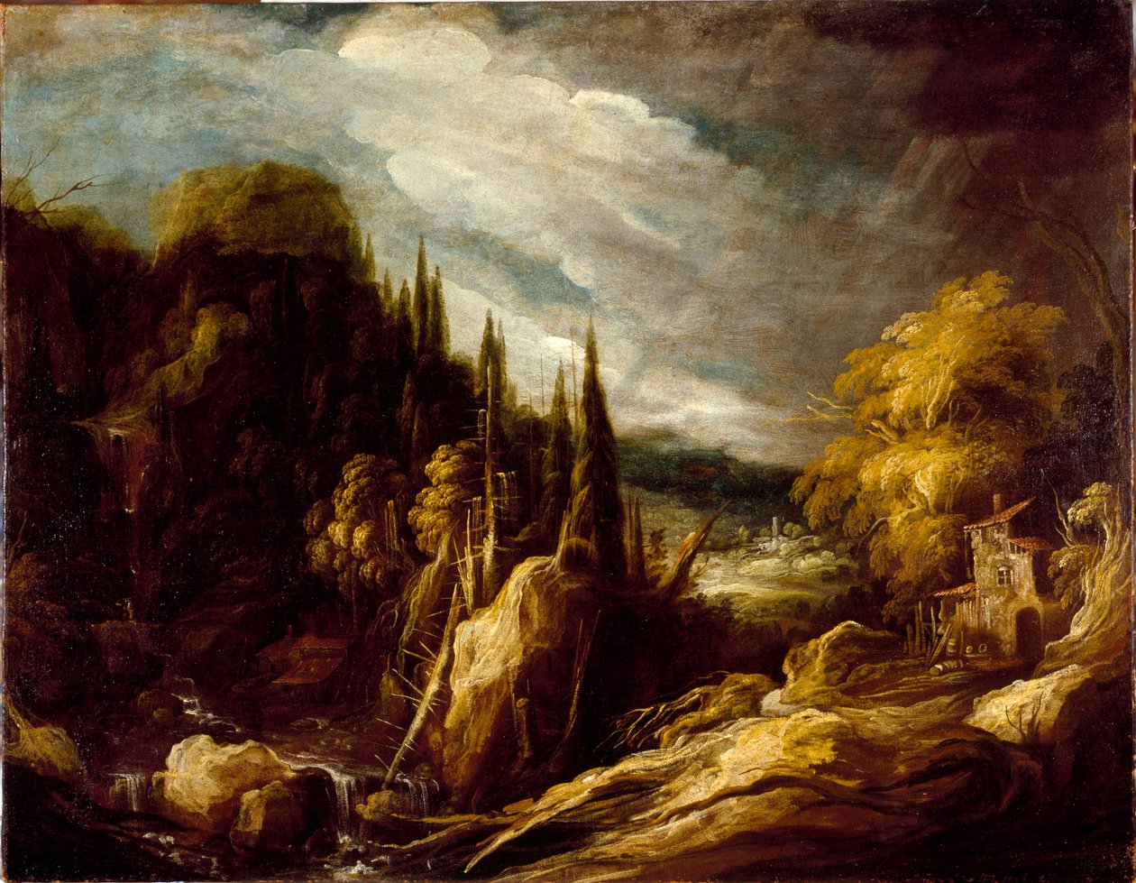 Horská krajina od Peeters the Elder Gillis