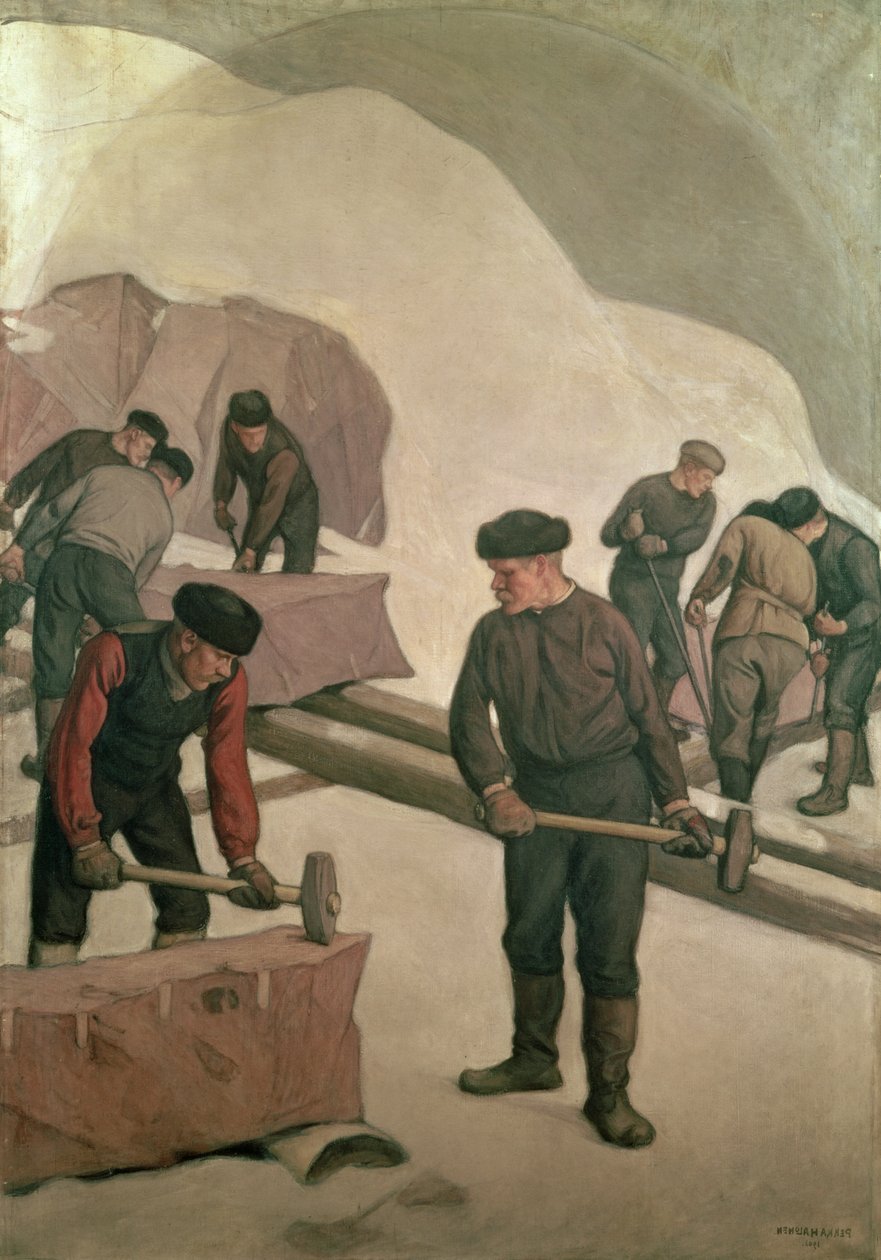 Lamači kamene, 1903 od Pekka Halonen