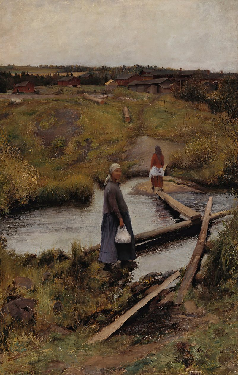 The Short Cut, 1892. od Pekka Halonen