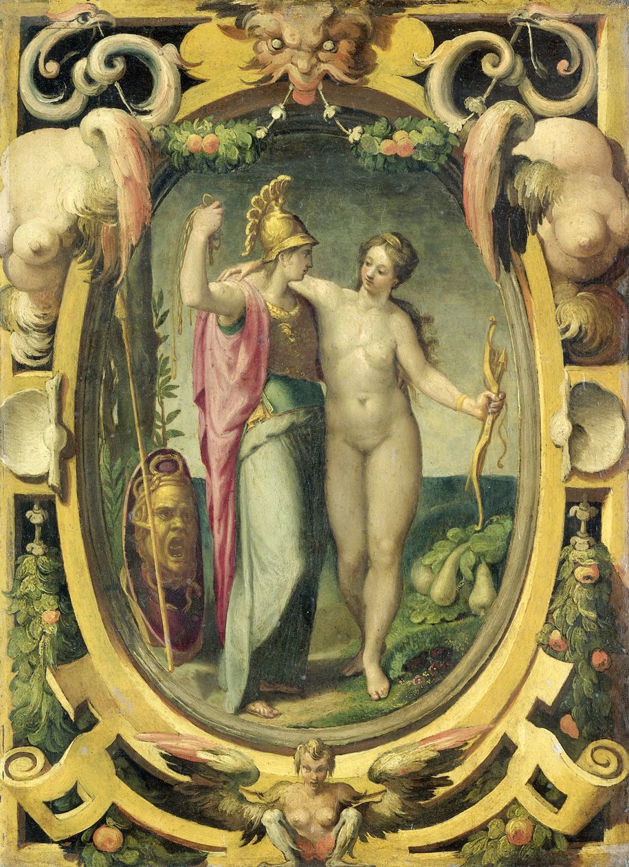 Venuše a Minerva od Pellegrino Tibaldi (circle of)