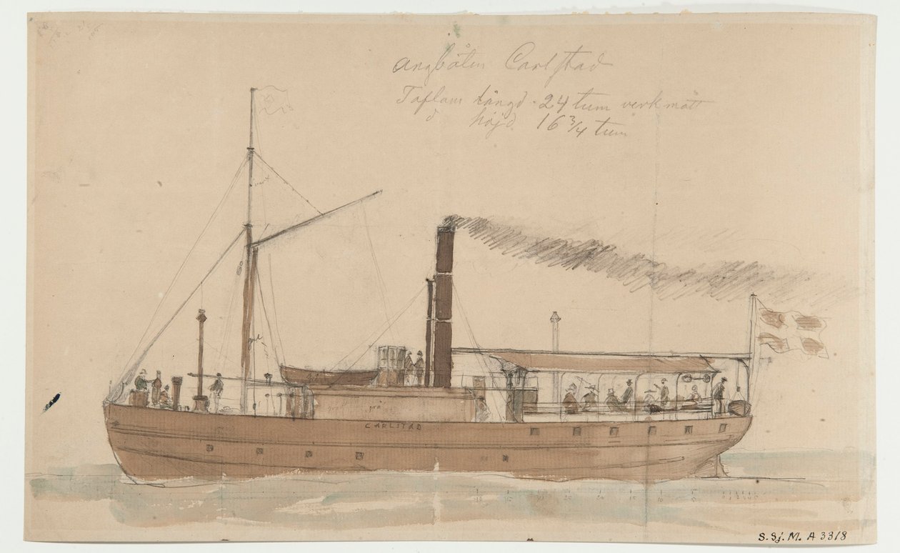 Angfartyget CARLSTAD od Per Wilhelm Cedergren