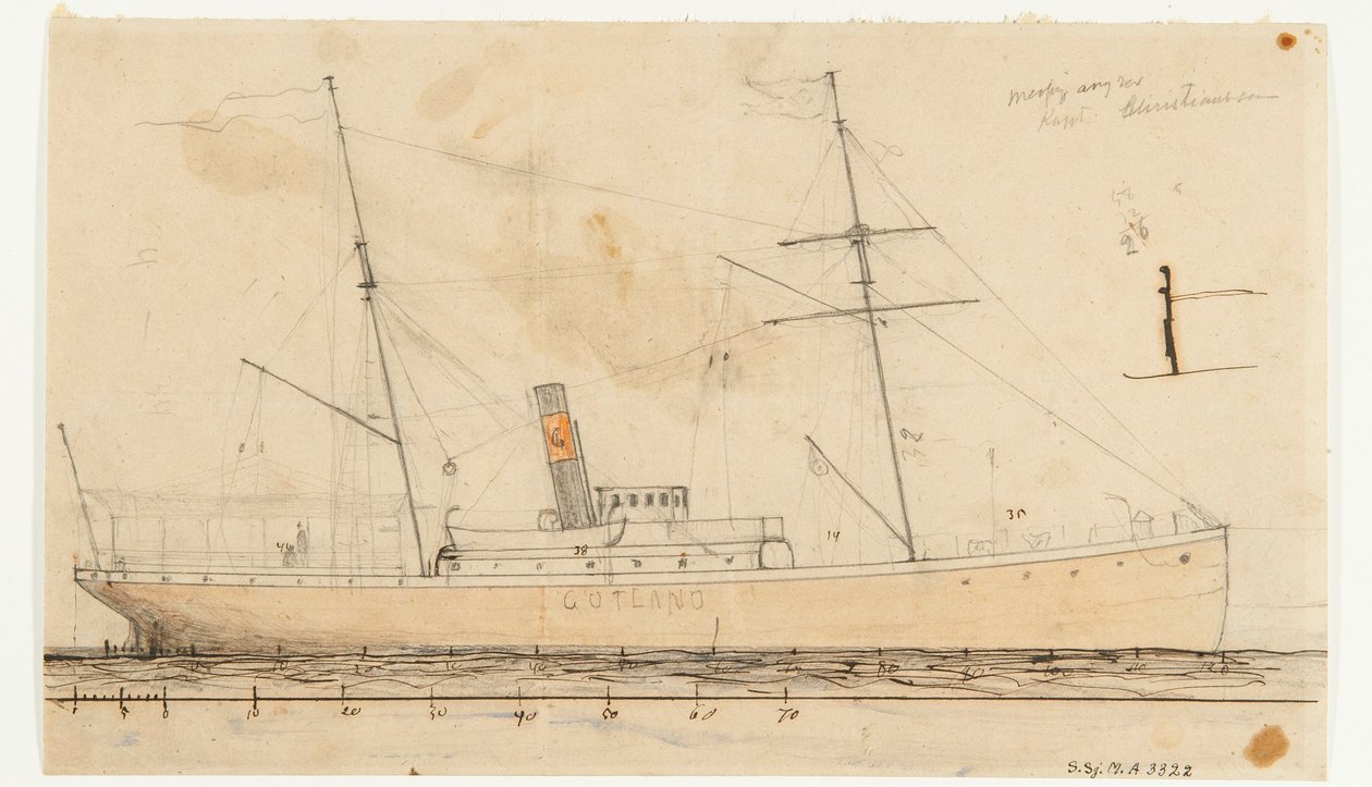 Rybářské plavidlo GOTLAND od Per Wilhelm Cedergren