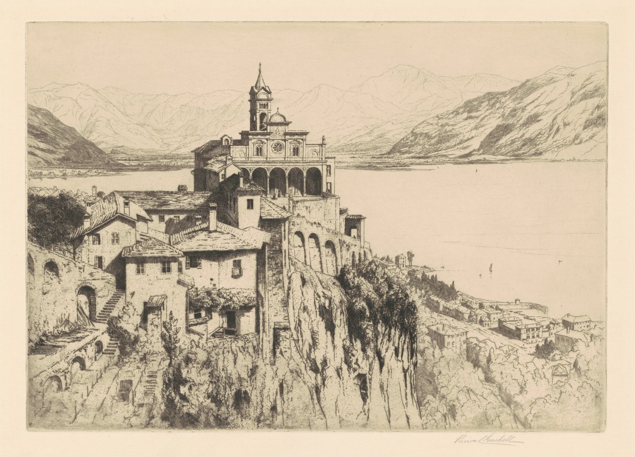 Santa Maria del Sasso, Locarno od Percival Gaskell