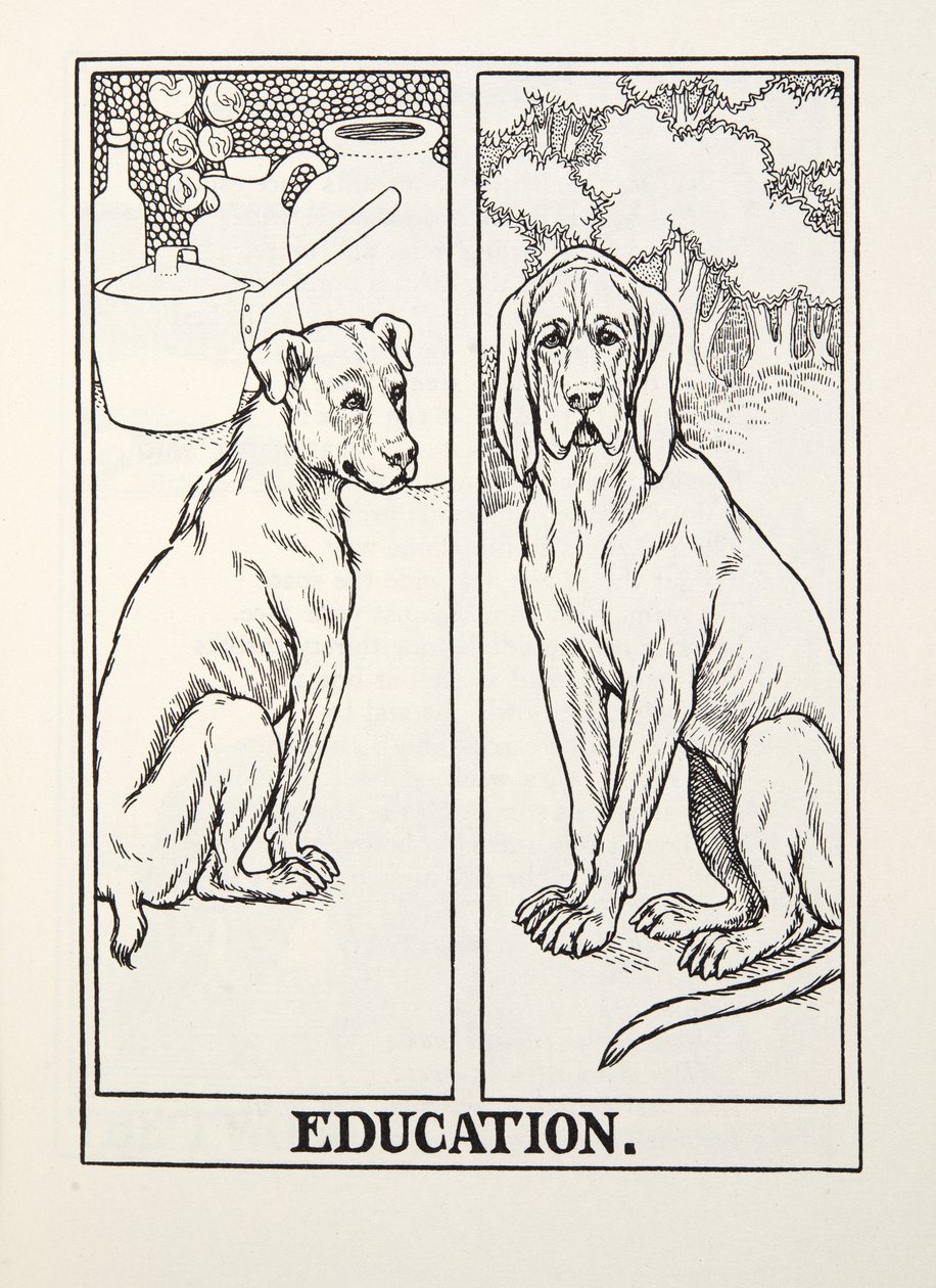 Vzdělání, od Fontaine Fables, hospoda. 1905 od Percy J. Billingshurst