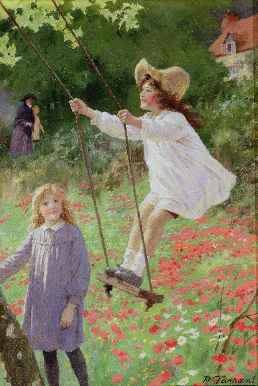 The Swing (olej na palubě) od Percy Tarrant