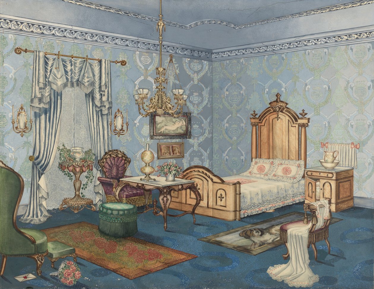 Ložnice, 1882 od Perkins Harnly