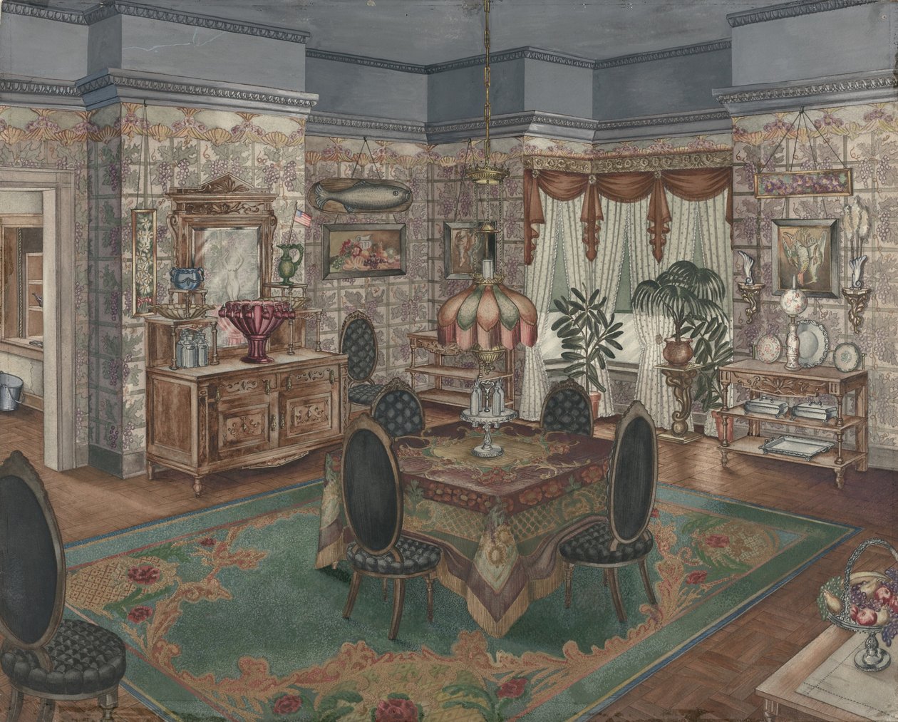 Jídelna, 19351942. od Perkins Harnly