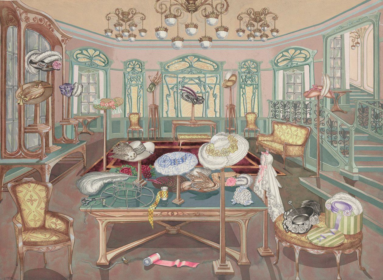 Millinery Shop, 1905, 19351942. od Perkins Harnly