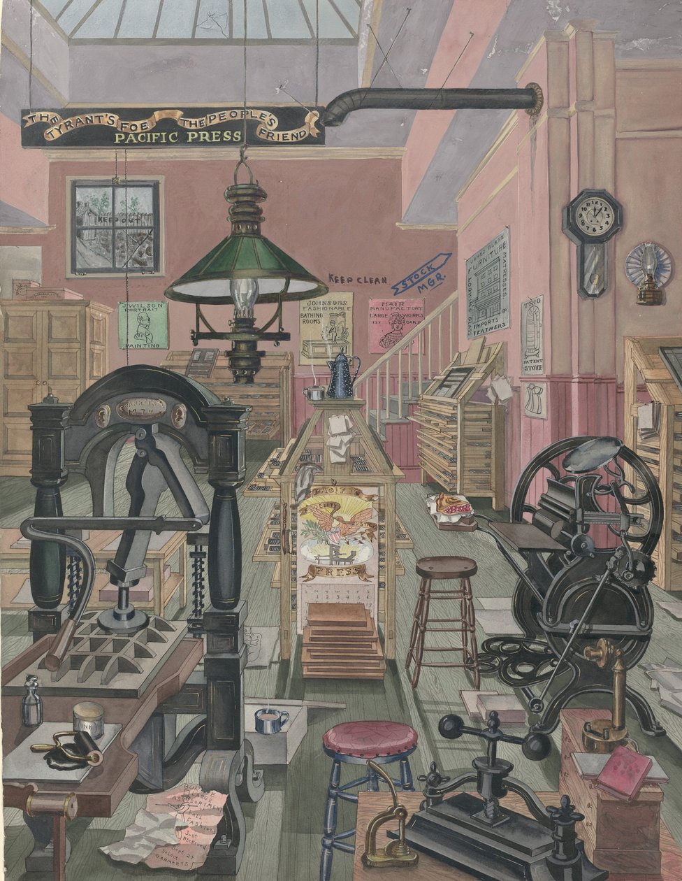 Tiskárna, 1870, 19351942. od Perkins Harnly